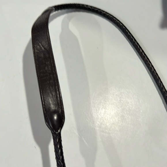 BRIGHTON WOMEN’S WOVEN STRAW JUTE LEATHER CROSSBODY SHOULDER BAG PURSE OLIVE TAN - Picture 6 of 8